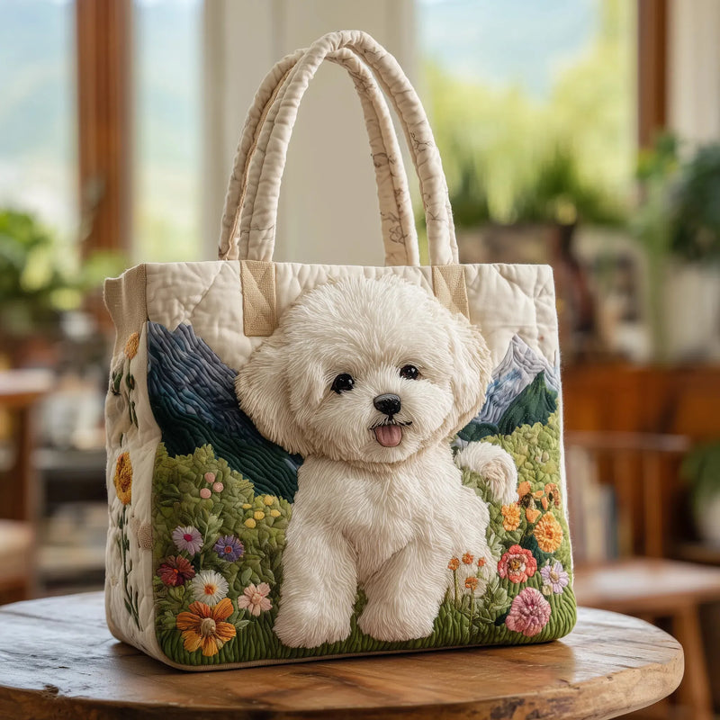 SAC ARTISANAL MATELASSÉ - ENCHANTED CYAN