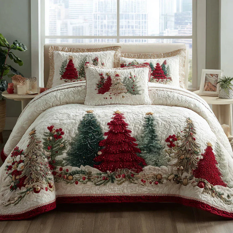 Winter Surprise! 3-Piece Quilted Bedspread Set